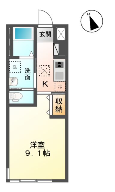 アラベスクの間取り