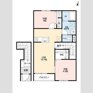 リーブルファイン三郷半田Ⅱの間取り