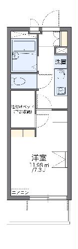 レオパレスエトワール ピアの間取り
