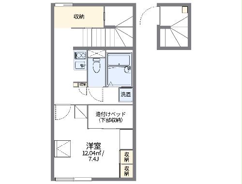 レオパレス南問屋の間取り