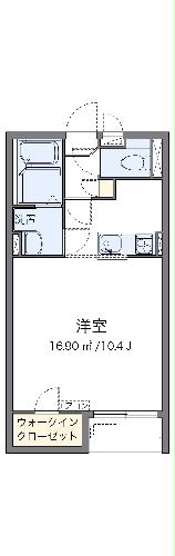 レオネクストEASTⅡの間取り
