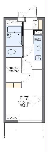 レオパレス来夢かしわ台の間取り