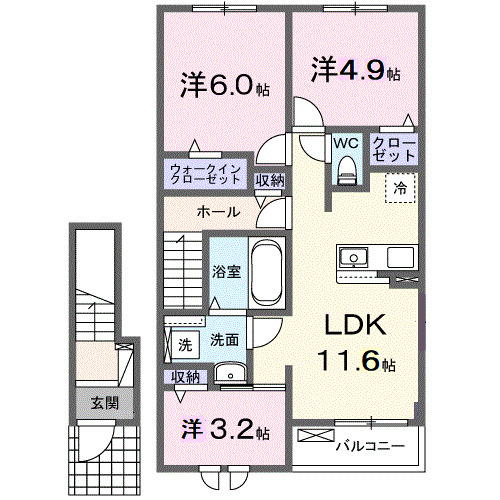 セナの間取り