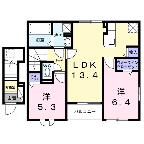 メゾン ヒヨリの間取り