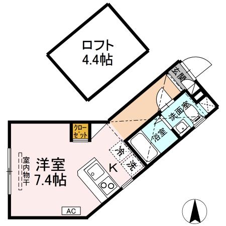Bloom住吉の間取り