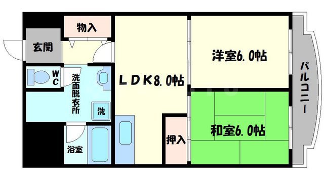 グリーンプラザの間取り