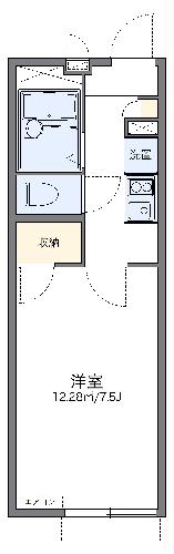 レオパレスあおばの間取り
