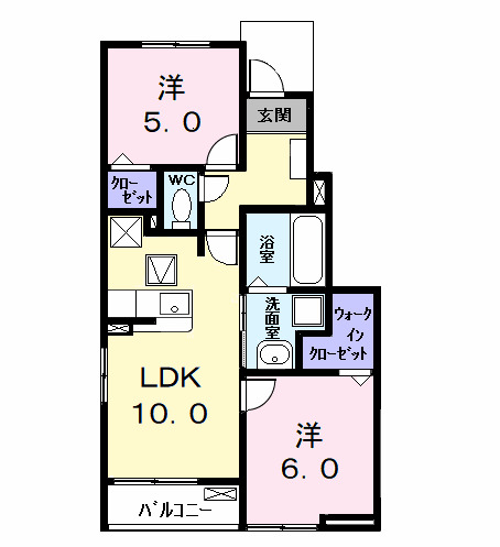 カーサみやびⅧの間取り