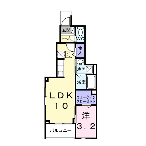 テラス シティ 八ヶ崎の間取り