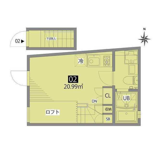 グランエッグス品川中延の間取り