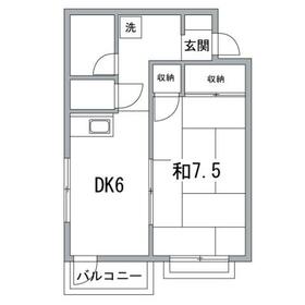 金子ハイツの間取り