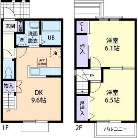 フォーリア Aの間取り