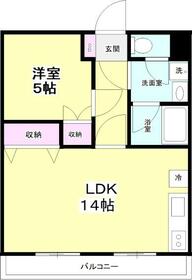Cooee茅ヶ崎の間取り