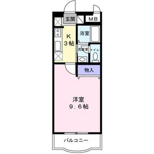 グリーンマンション雅Ｂの間取り