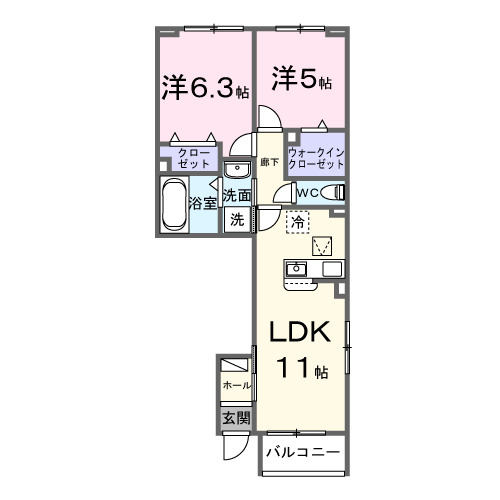 アッシャーの間取り