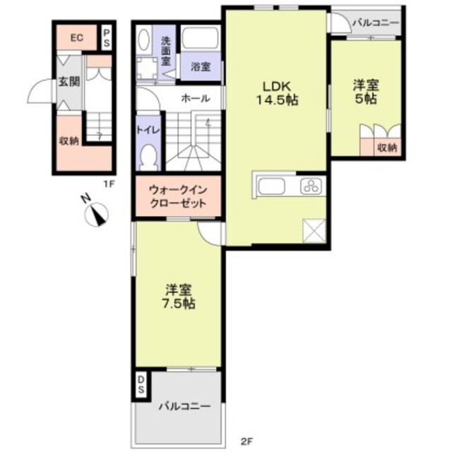 East Forestの間取り