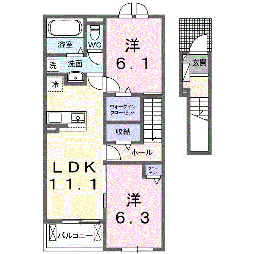 グランディスの間取り