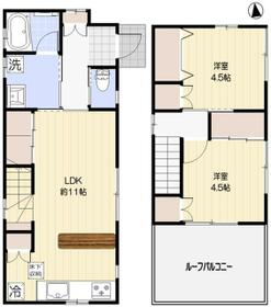 大田区羽田3丁目戸建の間取り
