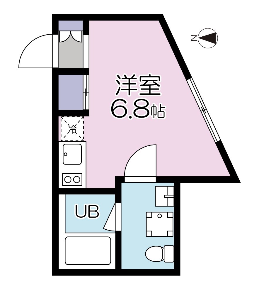HIGASHI・NIPPORI・PRESSの間取り