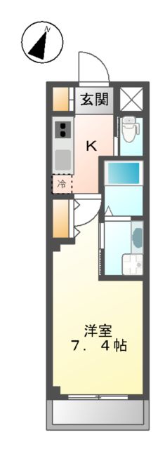 ラポール イシイの間取り