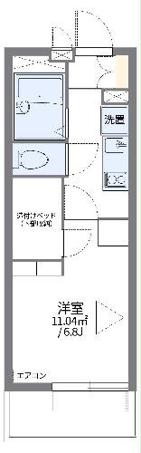 レオパレス浄心の間取り