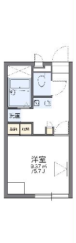 レオパレスセルジェールの間取り