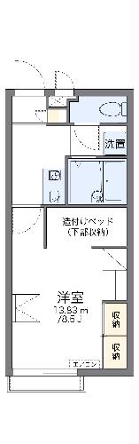 レオパレス結の間取り