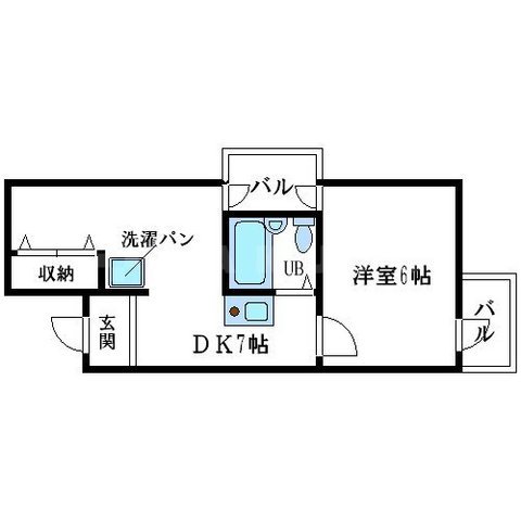 ラ・ペール一番館の間取り