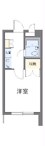 レオパレスRXコスモMの間取り
