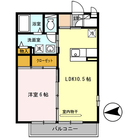 セジュール離宮の間取り