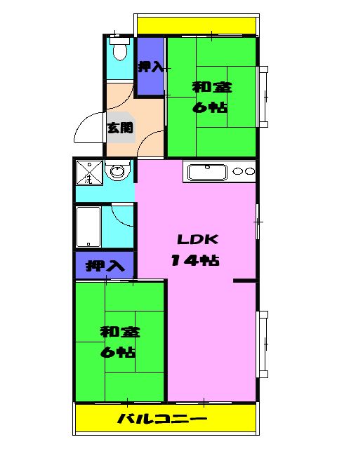 フィエール本郷の間取り