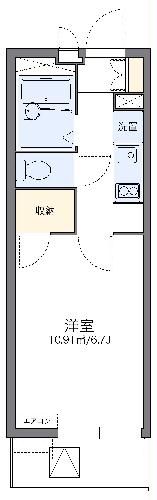 レオパレスアレグリーアの間取り