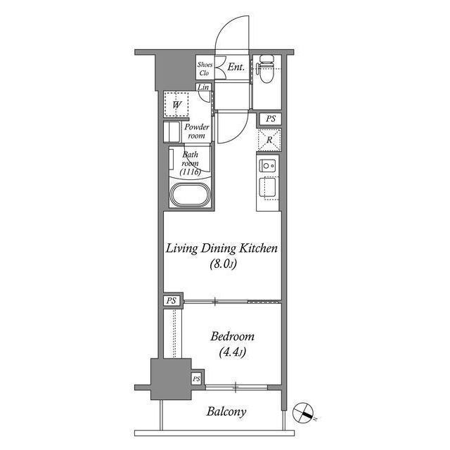 ACP Residence 浅草の間取り
