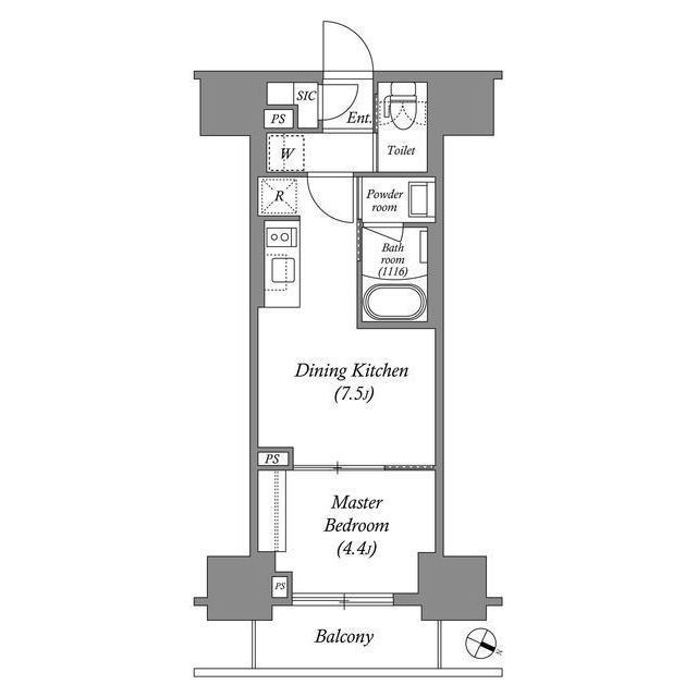 ACP Residence 浅草の間取り