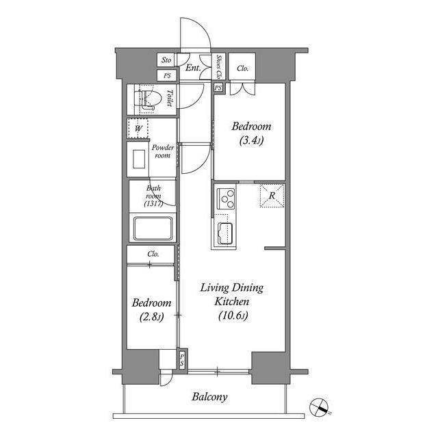 ACP Residence 浅草の間取り