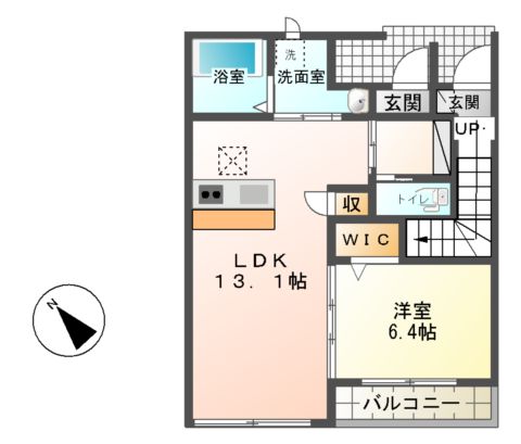 テンダーの間取り
