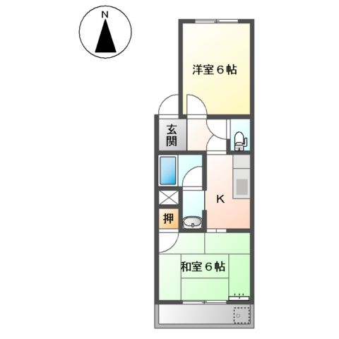 K’s HOUSEの間取り