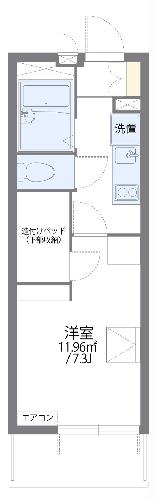レオパレス貞夫の間取り