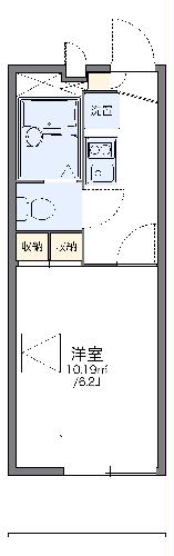 レオパレスラビドールⅢの間取り