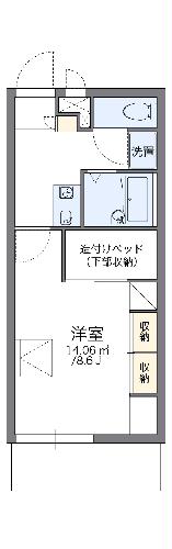 レオパレスドリーム21の間取り