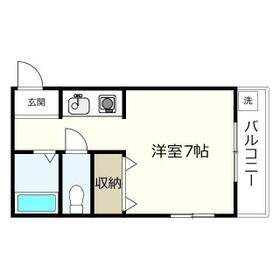 コーポ上土居の間取り