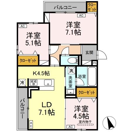 2/5 間取