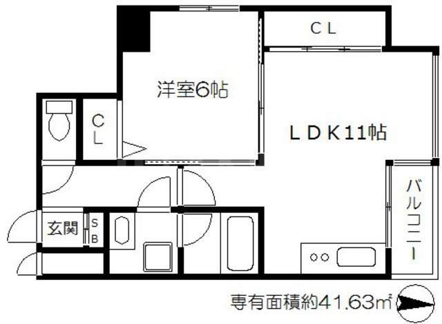K-CRAFTUMEDA161の間取り