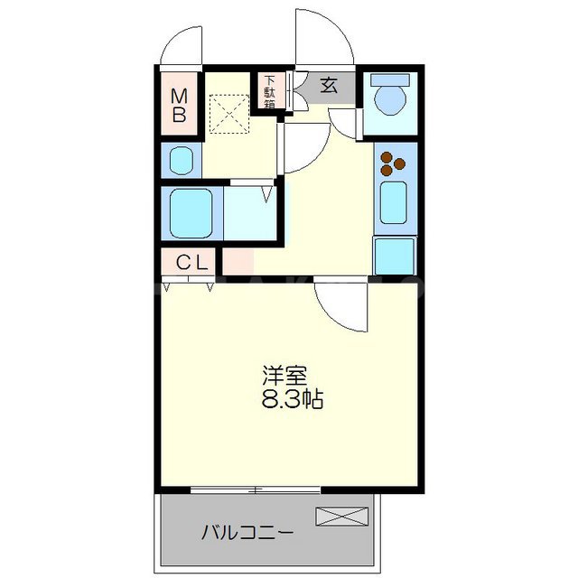 プレサンス京都洛南の間取り
