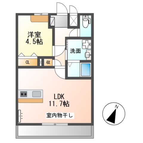 風のテラスの間取り