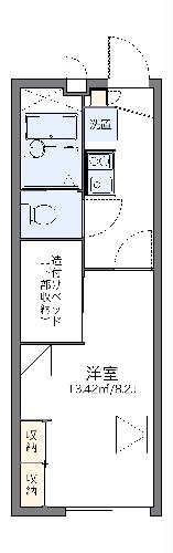 レオパレスメルシー2005の間取り