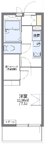 レオパレスウタガワの間取り