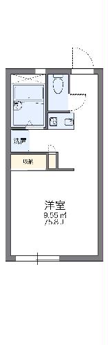 レオパレス錦の間取り