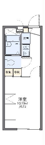 レオパレス城の間取り