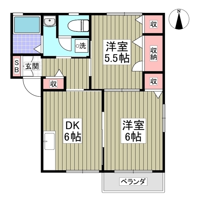 ディアス・ビオレータFの間取り